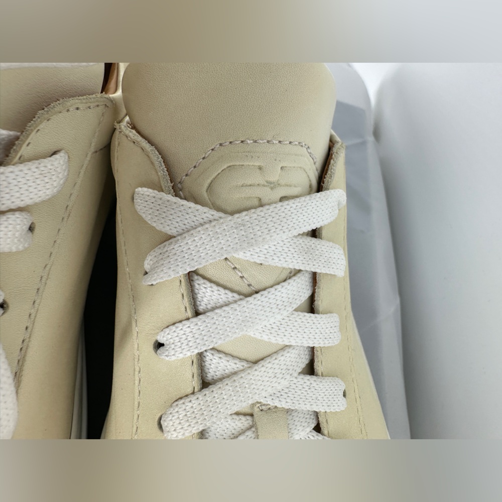 Gianni Gallucci cream leather sneakers - Picture 6 of 7